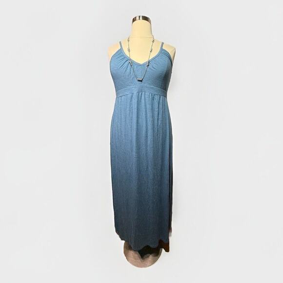 Old Navy Blue Maxi Dress Women’s Size XXL Spaghetti Strap Empire Waist - Picture 1 of 9